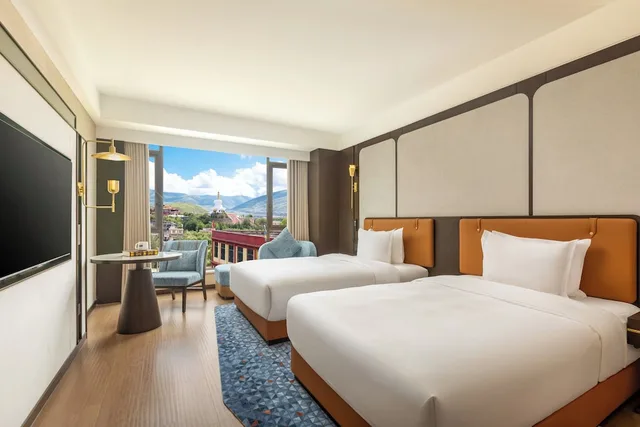 غرفة قياسية بسريرين منفصلين، Holiday Inn Express Ganzi by IHG 1/3