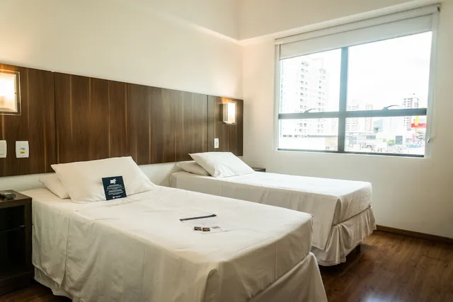 غرفة ديلوكس بسريرين منفصلين، Firenze Business Hotel (ex Slaviero Essential Palhoca Viacatarina) 2/5