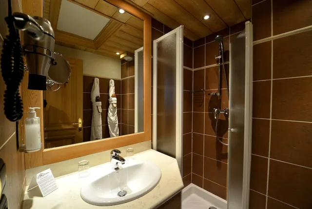 غرفة قياسية بسريرين منفصلين، Hôtel Tsanteleina 9/9