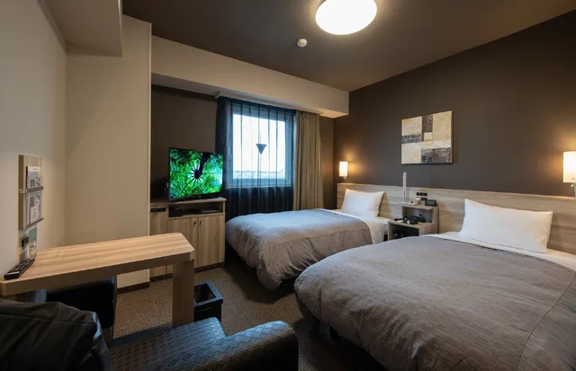 غرفة سوبيريور بسريرين منفصلين، Hotel Route-Inn Ichihara 1/2