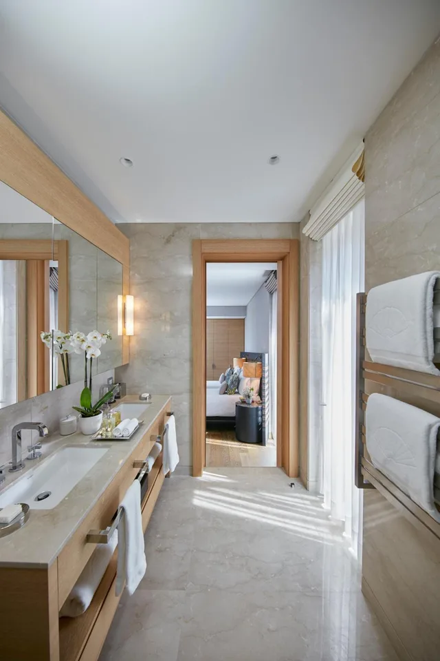 شقة بسريرين منفصلين بإطلالة على البحر بغرفة نوم واحدة مع أريكة، Mandarin Oriental Bodrum 4/4
