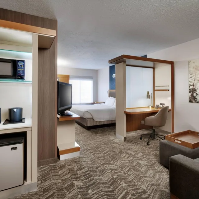جناح بسرير كينج مع سرير سحّاب إضافي مع أريكة، Springhill Suites Provo 4/4