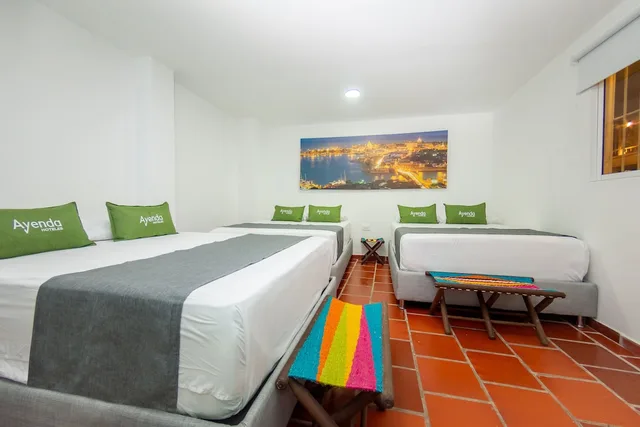 Family, 1 Double and 3 Bunk Beds، Hotel Ayenda Cartagena Blue 1804 1/5