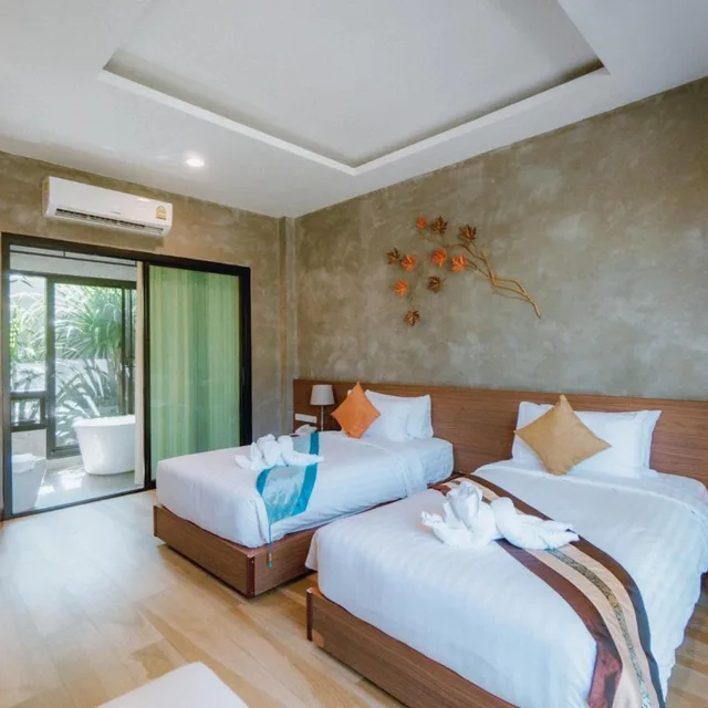 غرفة عائلية بإطلالة على الحديقة، Blue River Resort 6/10