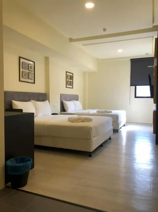 غرفة ديلوكس رباعية بسريرين كوين، Bishop Hotel Penang 5/10