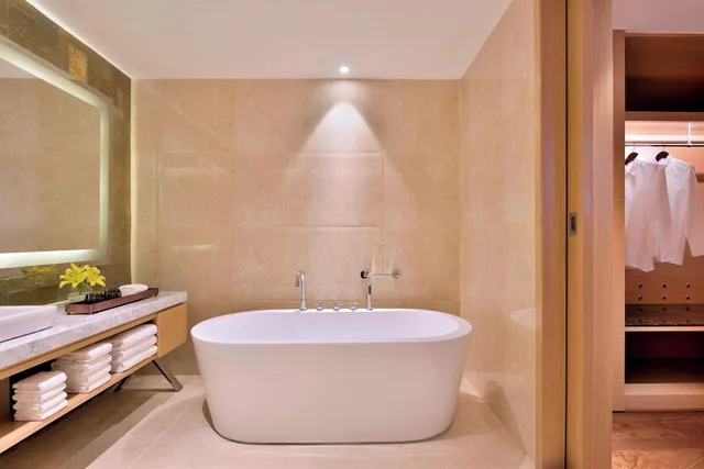 شقة بسرير كينج بإطلالة على الحديقة بغرفة نوم واحدة، Marriott Executive Apartments Hyderabad 4/7