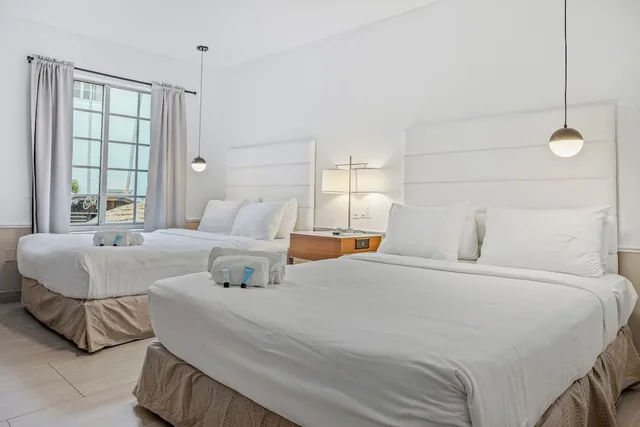 غرفة ديلوكس بسريرين كوين بإطلالة على الحديقة، Hotel Harrison 2/3