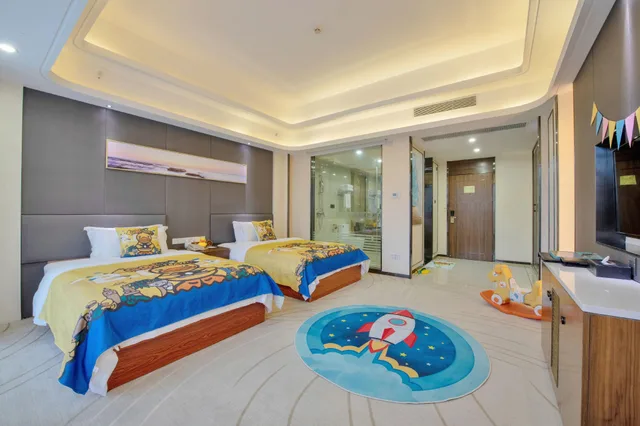 غرفة قياسية بسريرين منفصلين، Eastern Banshan Hotel 2/2