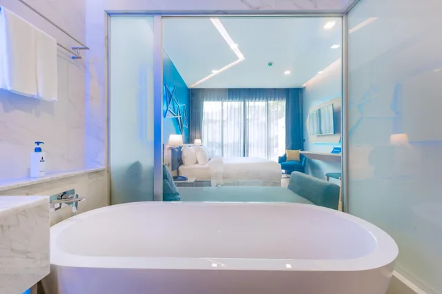غرفة بريميير بإطلالة على المسبح بشرفة، Bluesotel Smart Krabi Aonang Beach Adults Only 3/4