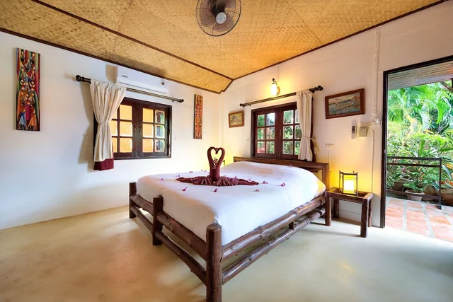 غرفة كلاسيكية بسرير مزدوج، Eden Bungalows 3/8