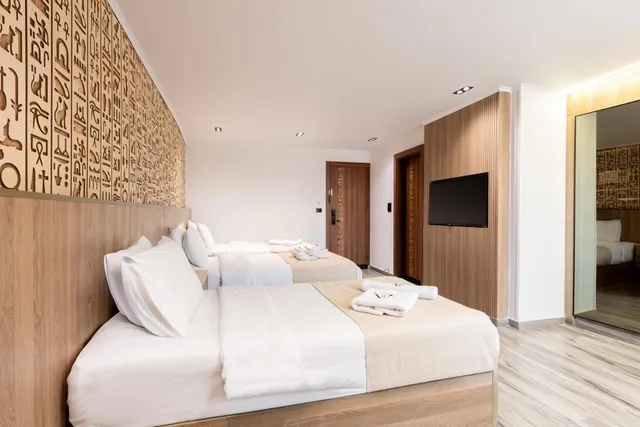 غرفة قياسية ثلاثية بسريرين مزدوجين، Great Pyramid Inn 2/3