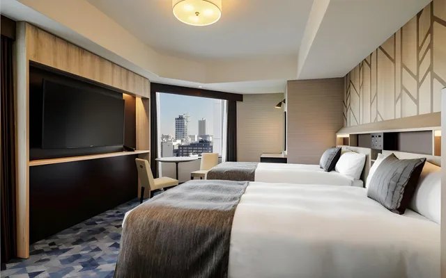 غرفة ركنية بسريرين منفصلين، Monterey Edelhof Sapporo Hotel 1/1