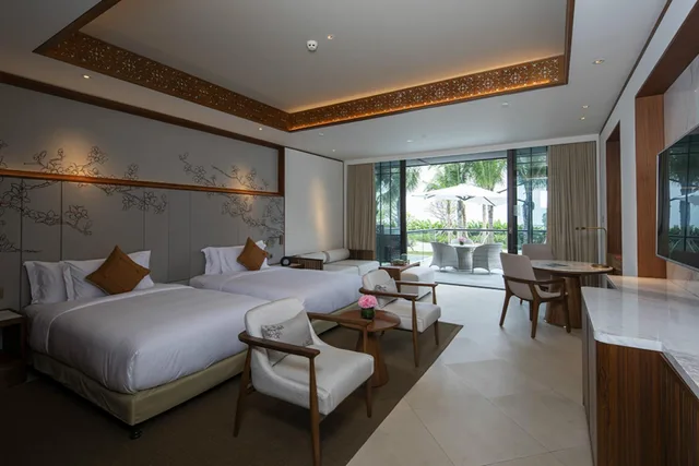 Pool, Canal, Twin Beds، Angsana Zhuhai Phoenix Bay 1/9