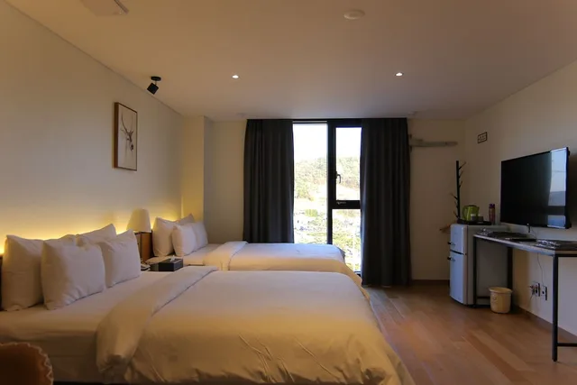 غرفة ديلوكس بسريرين مزدوجين، Hotel Gite 1/7