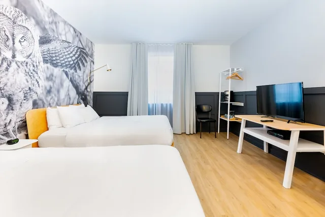 غرفة بسرير كوين، Hôtel Du Jardin - By Les Lofts Vieux-Quebec 4/5