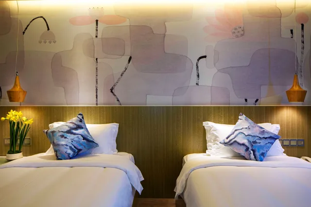 غرفة ديلوكس بسريرين منفصلين، Paco Hotel (Guangzhou Tianhebei Tianpingjia Metro Station) 1/2