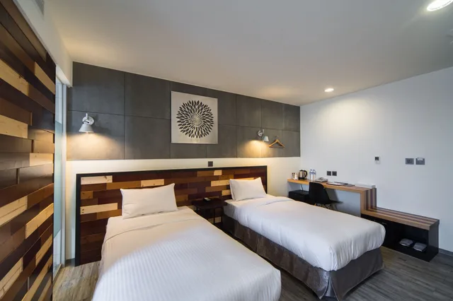 غرفة قياسية بسرير مزدوج، Xinshe Hotel Hsinchu 1/5