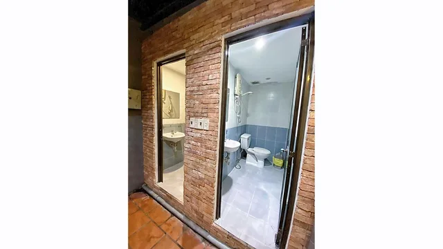 غرفة عائلية بأسرّة بطابقين بشرفة، Quan San Guest House 4/4