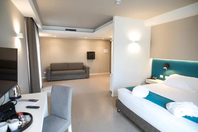 غرفة ديلوكس بسرير مزدوج، Airone City Hotel 2/2