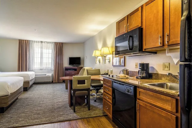 جناح استوديو بسريرين مزدوجين بمطبخ، Candlewood Suites Jacksonville East Merril Road 4/10