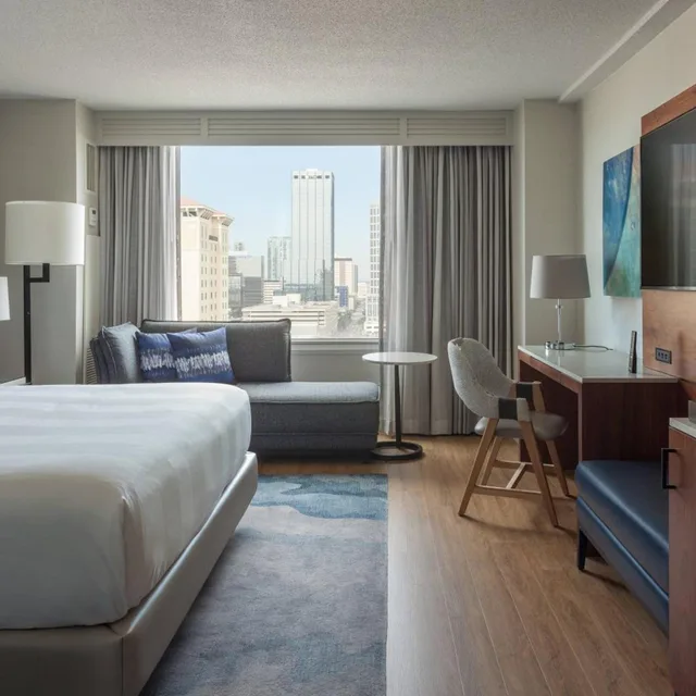 Room, King Bed, Bathtub, Accessible, Tampa Marriott Water Street 1/5