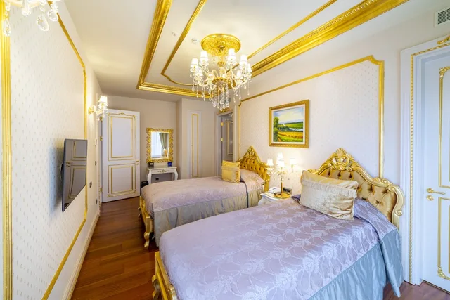 فيلا بريميوم بسريرين منفصلين وسريرين كينج بإطلالة على البحر بـ4 غرف نوم بمسبح خاص، The Plaza Bodrum 4/10