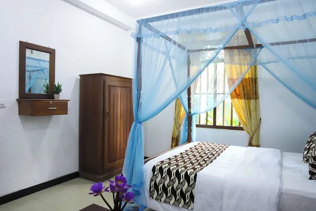 غرفة إليت بسرير كوين بغرفة نوم واحدة، Village Star Rest Mirissa Sri Lanka 2/5