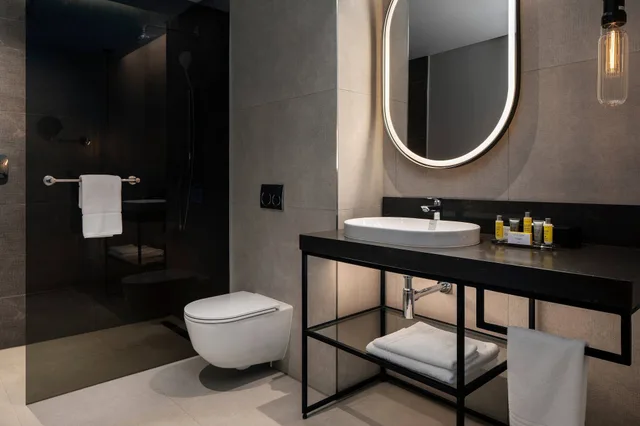 غرفة ديلوكس بسريرين مزدوجين، Johannesburg Marriott Hotel Melrose Arch 3/3