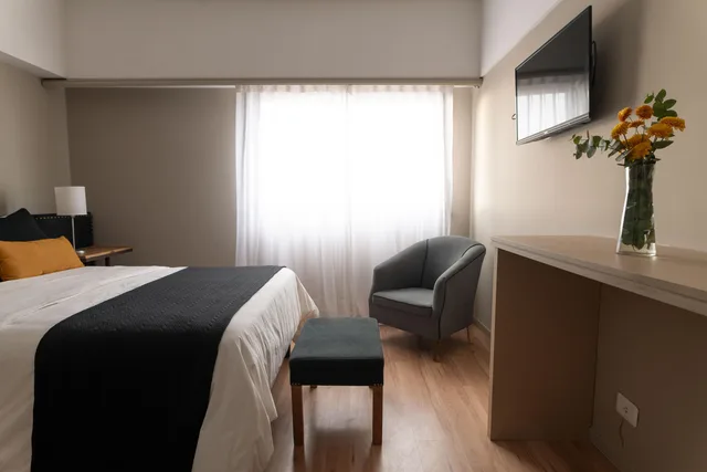 غرفة قياسية بسرير مزدوج، Rayentray Hotel 4/6