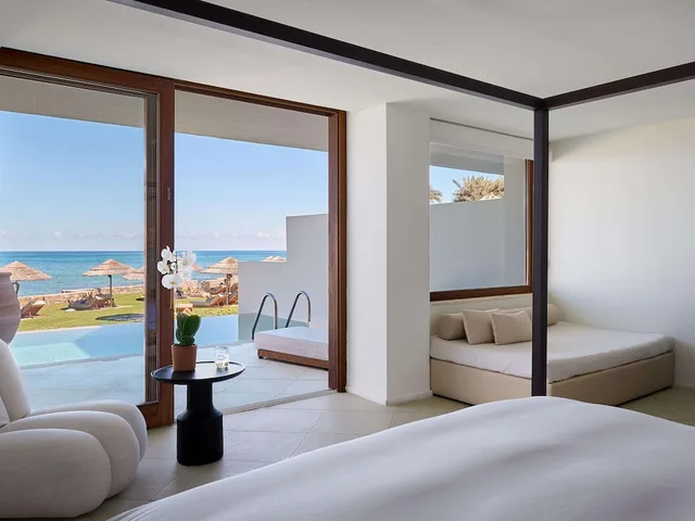 Junior Suite, Deluxe, Bungalow, Sea View, Private Pool، Amirandes, A Resort to Live 2/2