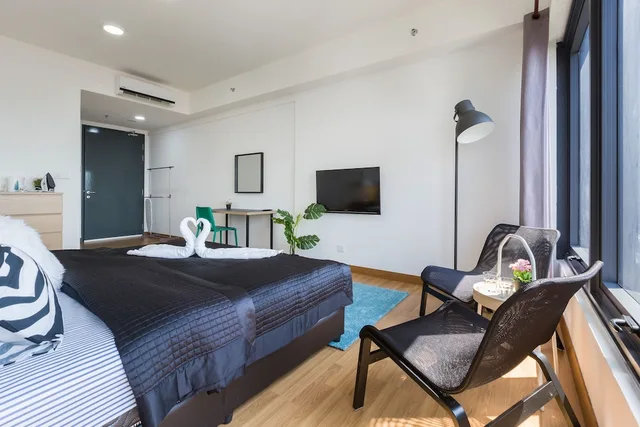 استوديو بسرير كينج بإطلالة على المدينة، Tropicana 218 Macalister 2/3