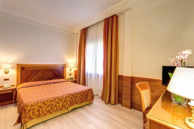 غرفة مفردة بسرير مزدوج، Pinewood Hotel Rome 6/8