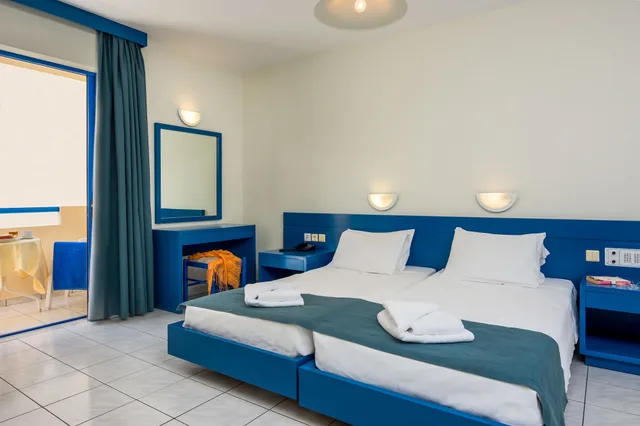Standard, 1 Double and 1 Single Bed, Central Hersonissos Hotel 1/10