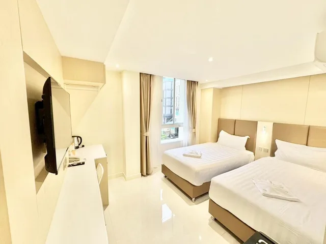 غرفة بسريرين منفصلين، ABC QQ Hotel 10/10
