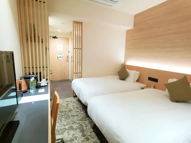 غرفة يابانية غربية كومفورت بسريرين منفصلين بأرضية تاتامي، Royal Twin Hotel Kyoto Hachijoguchi 1/2
