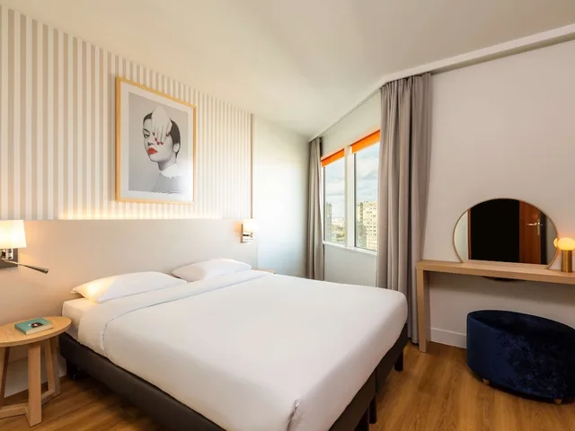 شقة بسريرين منفصلين بغرفتي نوم مع أريكة، Aparthotel Adagio Paris Centre Tour Eiffel 4/10