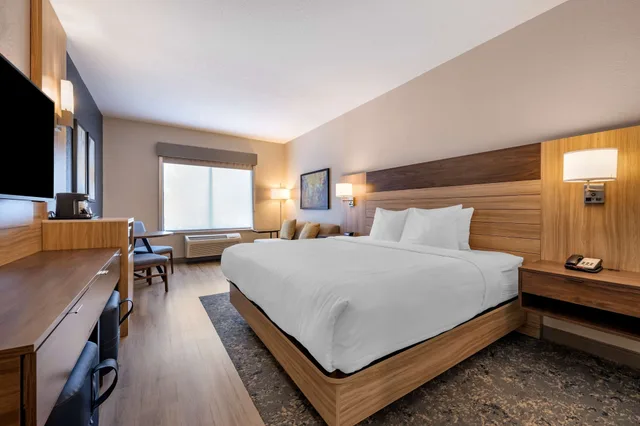 غرفة قياسية بسرير كينج مع أريكة لذوي الإعاقة، Best Western Plus Orlando East - UCF Area 1/2