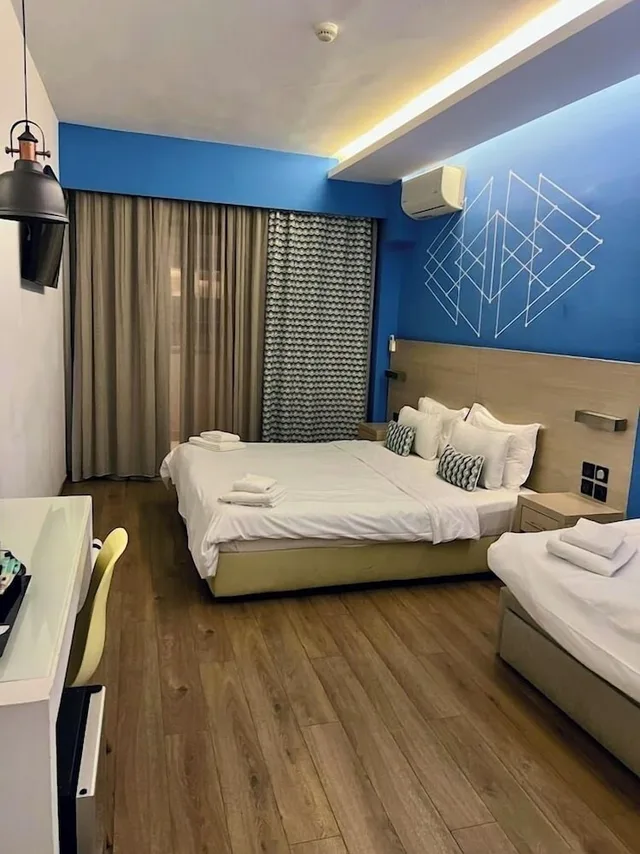 غرفة متصلة كومفورت بأربعة أسرّة، Rotonda Thessaloniki 1/10