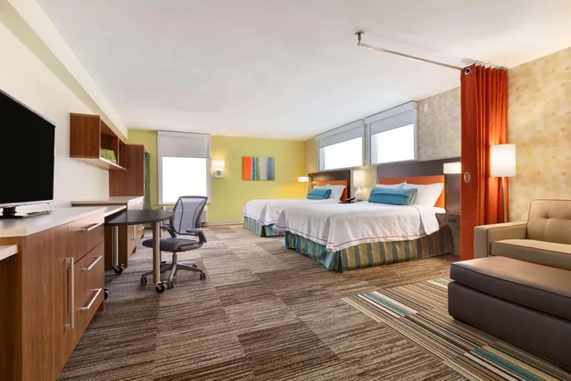 استوديو بسريرين كوين مع أريكة لذوي الإعاقة، Home2 Suites By Hilton Champaign / Urbana Il 1/6