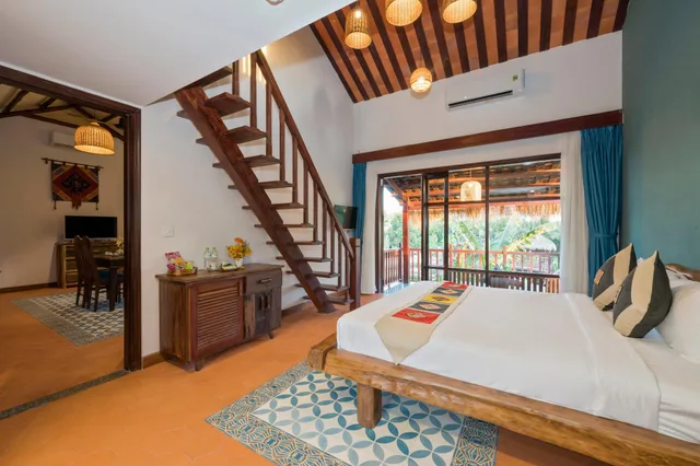 غرفة ديلوكس عائلية بسرير كوين، Zest Villas And Spa Hoi An 1/1