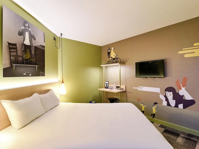 غرفة قياسية بسرير كينج، Ibis Styles Lyon Confluence Hotel 4/8