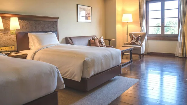 Select, Nest, Deluxe, Twin Beds, with View، Lotte Arai Resort 1/1