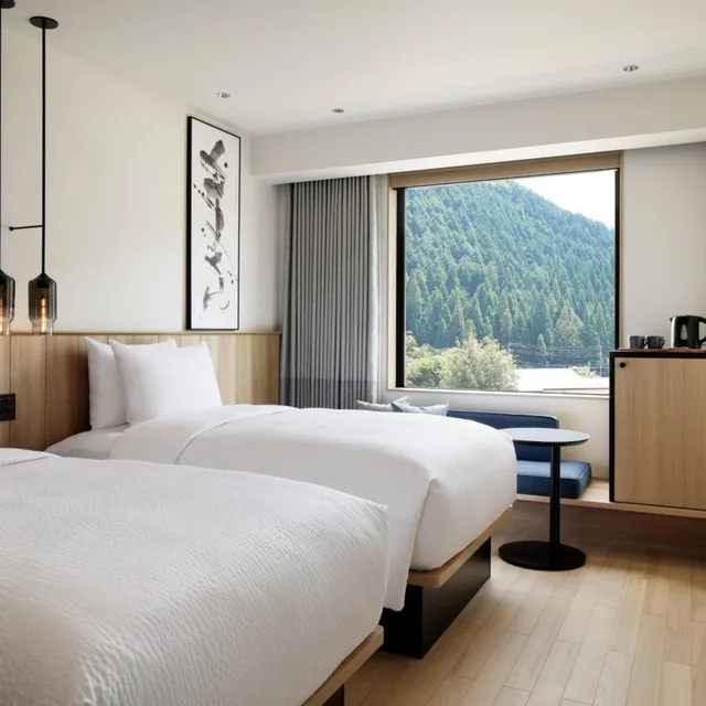 غرفة قياسية بسريرين منفصلين، Fairfield by Marriott Gifu Gujo 1/6