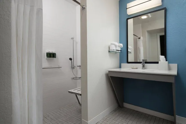 استوديو بسرير كوين مع أريكة بحوض استحمام لذوي الإعاقة، Residence Inn By Marriott Silicon Valley Sunnyvale Ii 5/7