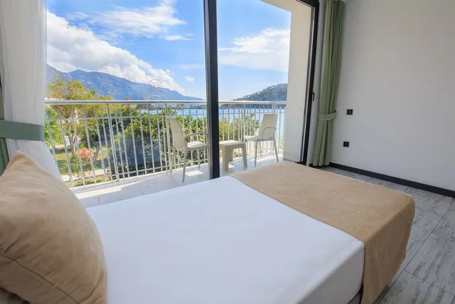 غرفة سوبيريور ثلاثية بسرير فردي بإطلالة على البحر بغرفة نوم واحدة، Meri Hotel Oludeniz 2/3