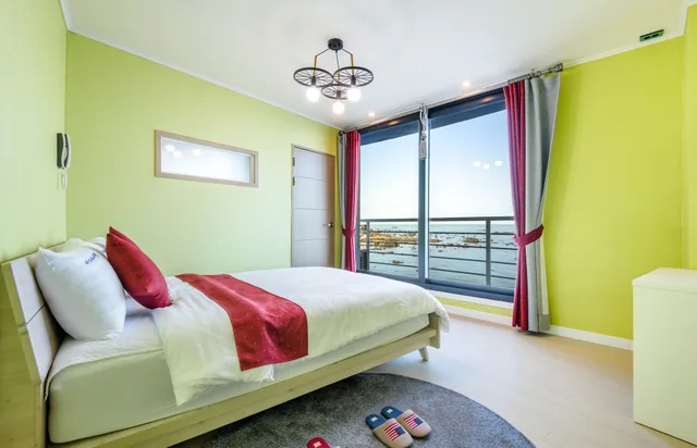 غرفة ديلوكس بسرير مزدوج، On The Sea Pension 8/10