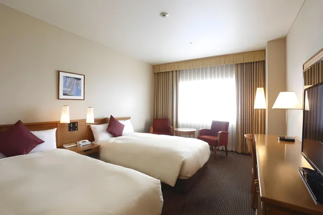 غرفة متصلة بسريرين منفصلين، Daiichi Hotel Ryogoku 1/1
