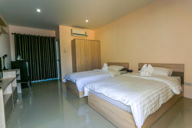 غرفة قياسية بسريرين منفصلين، Tempo Plus Apartment Mae Sot 1/4