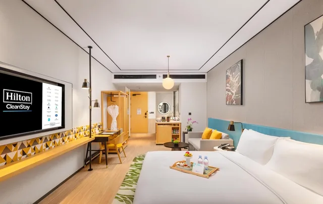 غرفة بسرير كينج، Hilton Garden Inn Shenzhen Nanshan Avenue 4/10