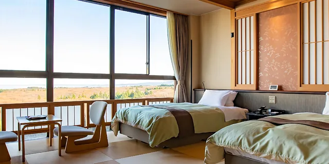 Japanese, Style, Modern, Twin Beds, Main Building، Seiko Grand Hotel 2/2